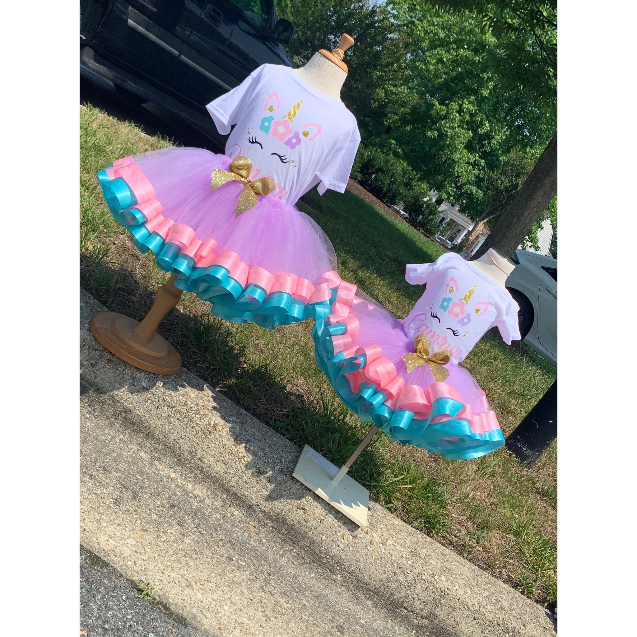 Unicorn birthday outfit for 3 best sale year old